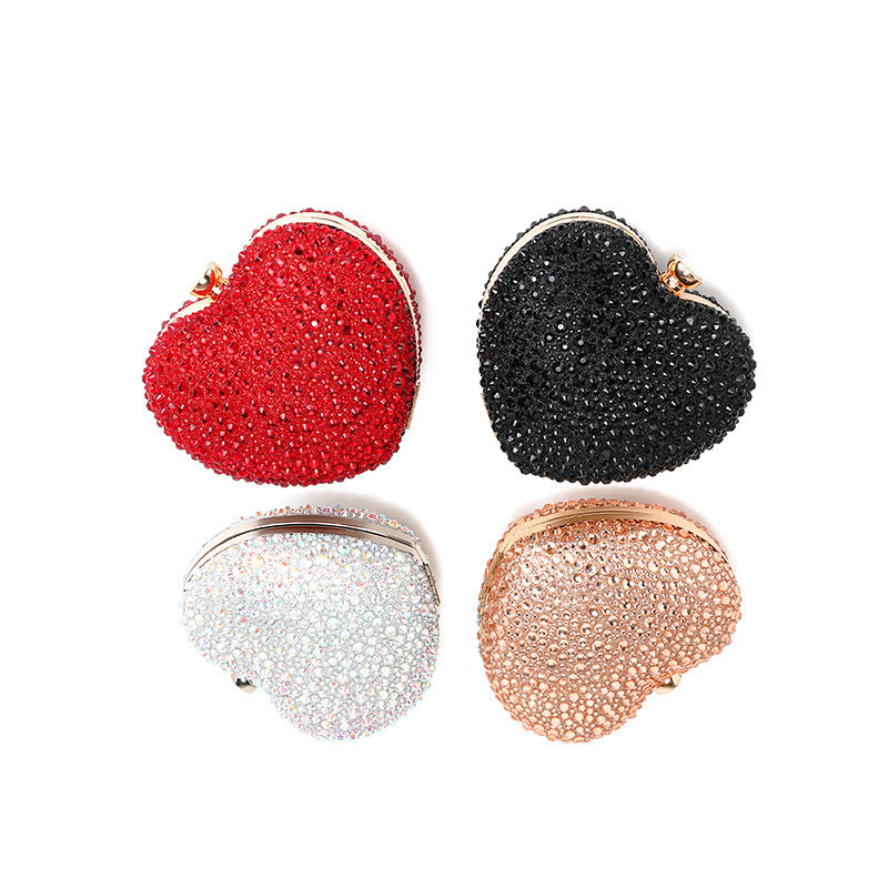 Fashion Chain Diamond-encrusted Shoulder Crossbody Handbag