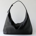 Versatile Leather Commuter Tote Shoulder Bag