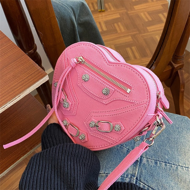 New Mini Handbag Sweet Cool Love Locomotive Crossbody Bag