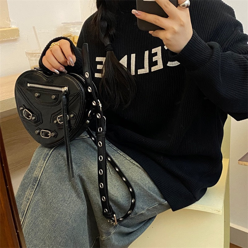 New Mini Handbag Sweet Cool Love Locomotive Crossbody Bag
