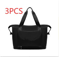 Black bag with '3PCS' text above on a white background